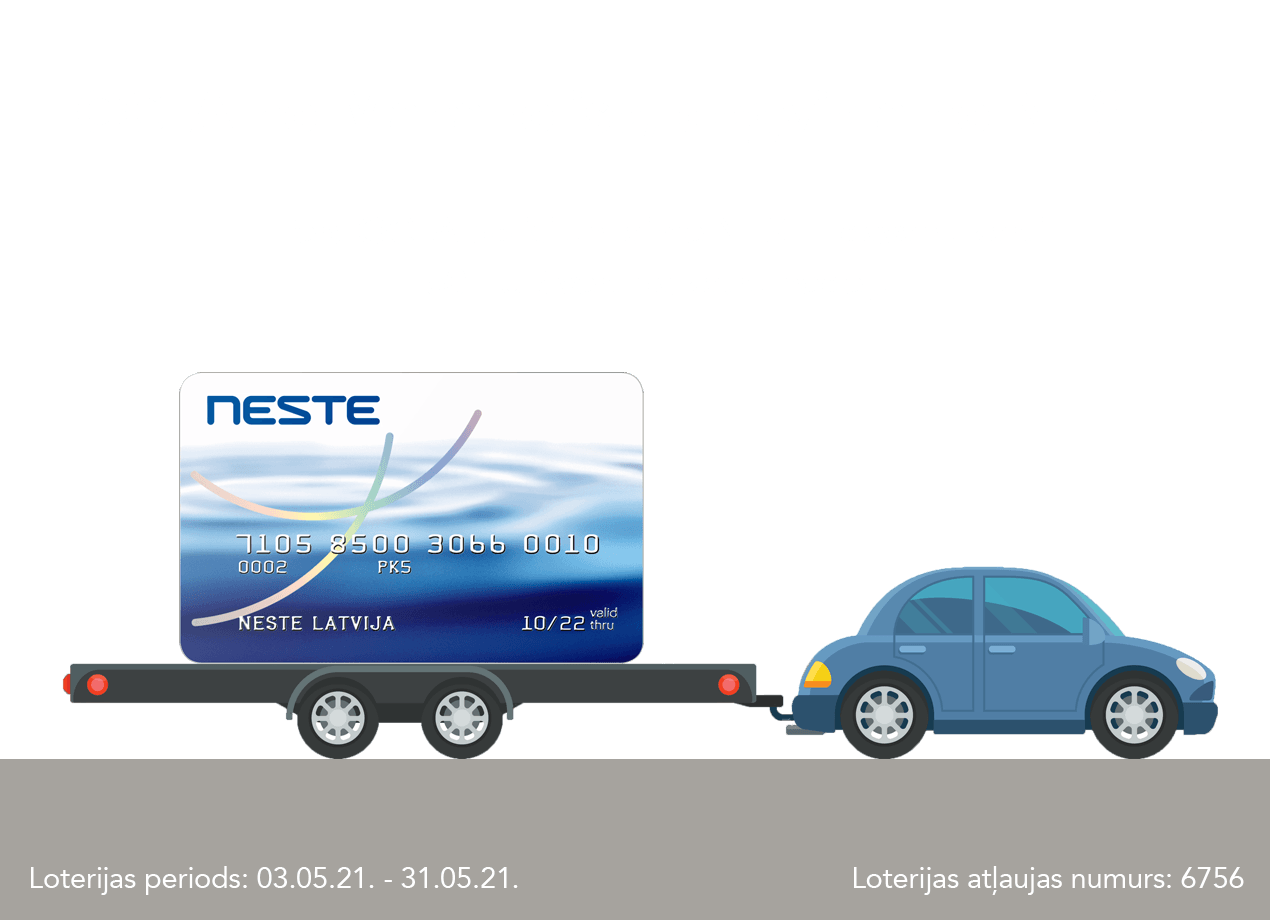 Loterija - OCTA no ManaPolise.lv - Degviela no NESTE